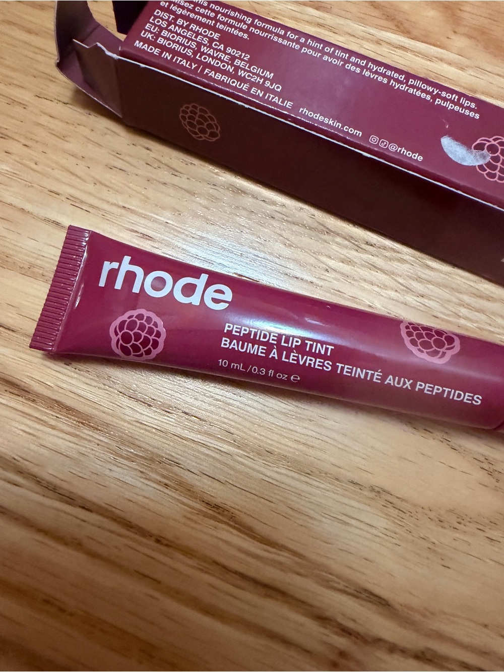 RHODE Peptide Lip Tint - Raspberry scented